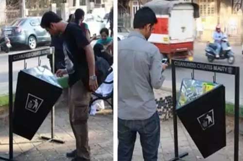 創(chuàng)意垃圾桶，讓城市更美好