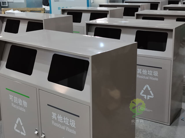 提升公共空間品質(zhì)，深圳金屬垃圾桶助你一臂之力